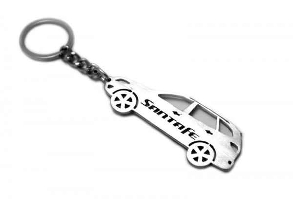 Keychain Hyundai SantaFe II 2006-2012 - (type STEEL)